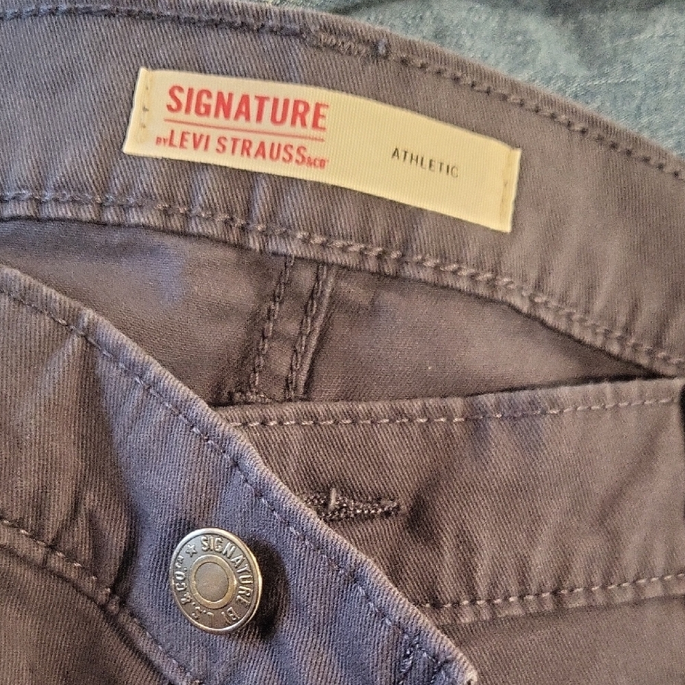 Levi's Signature Athletic Fit Jeans in Gray